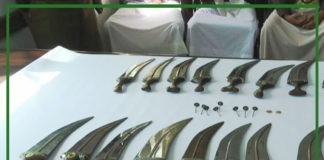 ضبط عصابة سرق الجنابي في إب