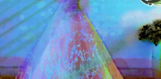 عروس في فستان مليء بالدماء