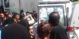 مواطن يقوم بتهشيم رأس زوجته بالمطرقة ويغلق عليها الباب ويسلم نفسه