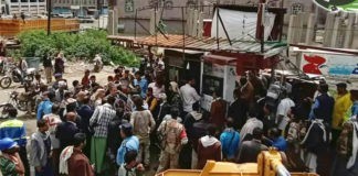 حملة إزالة محطات الوقود العشوائية بإب