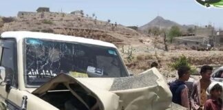 تعرض مدير عام إذاعة إب ونجله لحادث مروري في تعز