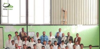 تكريم أبطال نادي شعب إب للكاراتيه