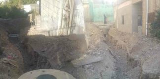 تعطّل الدراسة في مدرسة علي بن أبي طالب بسبب الحفريات