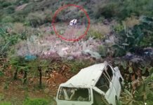 خمسة وفيات وستة إصابات خطيرة في حادث انقلاب باص بنقيل سمارة بإب